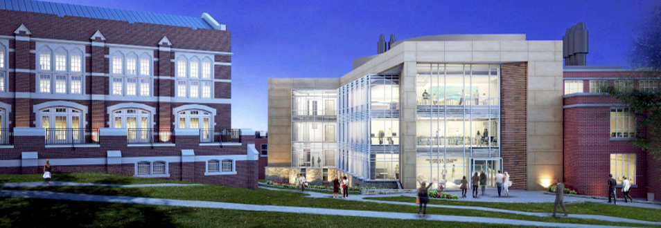 Rendering of the new science complex