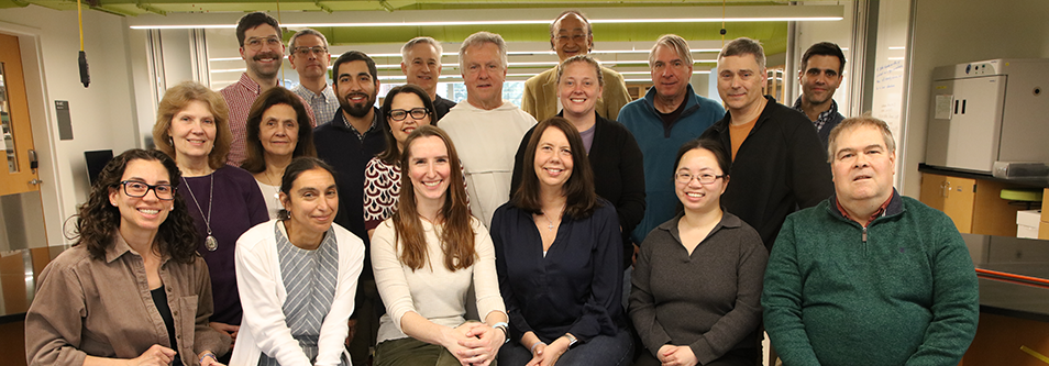 Group photo of Biology Department faculty and staff