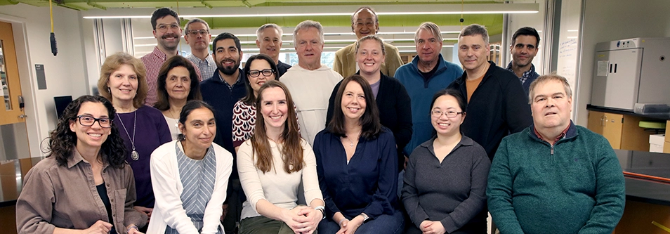 group photo of Biology Department faculty